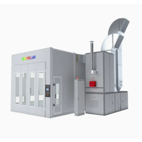 Four de peinture automobile industriel personnalisé 20 kW diesel/électrique pour le Ghana, 380 V, avec système d'éclairage LED