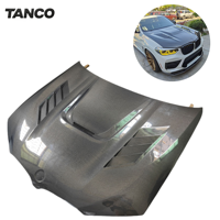 Kit de conversion de capot en fibre de carbone G01 G02 pour BMW X4M F98 X3M F97 X3 G01 X4 G02 Pièces automobiles