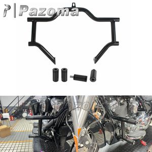 Repose-pieds de moto pour autoroute, barre anti-chute à 2 marches, cage de protection du moteur pour Harley Touring Road King Street Glide Electra Glide <span class=keywords><strong>CVO</strong></span> <span class=keywords><strong>2009</strong></span>+ - Product Image 3