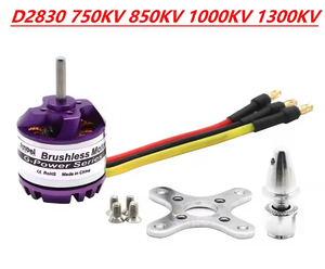 Motor sin Escobillas D2830 750KV 850KV 1000KV 1300KV para Drones Multirrotor, Aviones y Aeronaves RC - Product Image 5