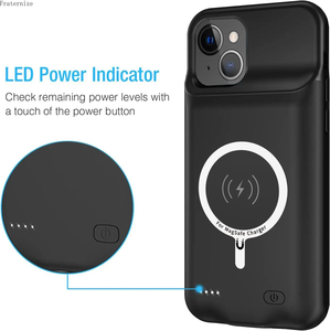 Coques de <span class=keywords><strong>batterie</strong></span> <span class=keywords><strong>externe</strong></span> pour téléphone portable avec clip arrière, chargeur sans fil, étui de protection pour <span class=keywords><strong>iPhone</strong></span> 13-17, coque de <span class=keywords><strong>batterie</strong></span> <span class=keywords><strong>externe</strong></span> - Product Image 5