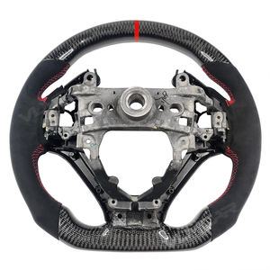 อุปกรณ์ตกแต่งภายในรถยนต์ พวงมาลัยคาร์บอนไฟเบอร์ สำหรับรถยนต์ฮอนด้า ซีวิค เจนเนอเรชั่น 9 รุ่น <span class=keywords><strong>SI</strong></span> ปี 2012 <span class=keywords><strong>2013</strong></span> 2014 2015 2016 - Product Image 6