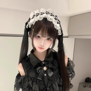 Accesorios para el Cabello de Niña DREAM FASHION, Estilo Lolita Comic-Con, Multiusos, Lazo de Tela para Mujer, Diadema con Orejas de Gato, Pasador para el Cabello - Product Image 2