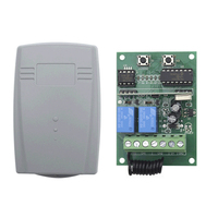 Récepteur universel de télécommande de porte de garage 2CH pour ERREKA DEA PUJOL VDS DITEC 433mhz Commande à code roulant fixe