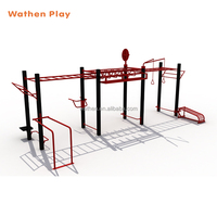 Barre de traction en acier galvanisé de haute qualité, durable pour station d'entraînement résistante, équipement de fitness extérieur complexe