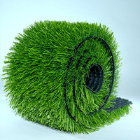 Gazon synthétique haute densité, tapis d'herbe verte, gazon artificiel