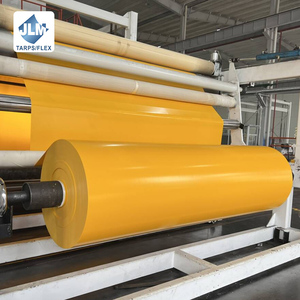 Bâche en toile robuste personnalisée, imperméable, enduite de PVC, tissu polyester 1100 Dtex, rouleau de bâche pour couverture de <span class=keywords><strong>machine</strong></span>/palette/équipement - Product Image 2