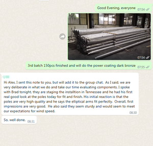 Tùy chỉnh ngoài trời nhôm năng lượng mặt trời ánh sáng đường phố cực bài đơn đôi cánh tay kích thước 4M 5M 6M 7M 8M 9M 10m 12m giá cả cạnh tranh - Product Image 4