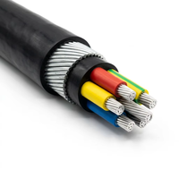 Câble d'alimentation blindé SWA en aluminium XLPE 4 conducteurs 50 mm² 0,6/1 kV norme IEC YJLV32 CN