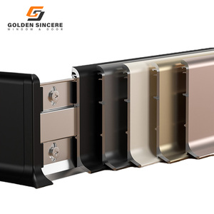 GS อลูมิเนียมสีดำรอบโปรไฟล์สำหรับผนังที่อยู่อาศัยที่หรูหรา - Product Image 6