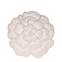 Napperons de table modernes de luxe résistants à la chaleur en polyester tissé écologique, personnalisables pour restaurants (vente en gros)