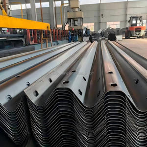 <span class=keywords><strong>Guardrail</strong></span> in Acciaio a Profilo W Standard ABNT, Barriera Stradale Altamente Zincata con Pali e Terminali per Autostrade, Leggera Antiurto - Product Image 4