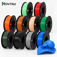 Bobine de filament d'imprimante 3D Novtau PETG 1,75 mm 1 kg, matériau d'impression plastique pour imprimantes de bureau pour modèles créatifs