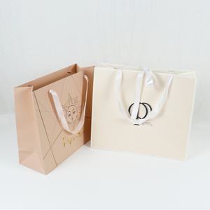 Crown Win <b>pink</b> Wedding <b>Gift</b> <b>Bags</b> Guest Favor Packaging Custom Logo Luxury Paper Shopping <b>Bags</b> with Lamination for Candle Use - Product Image 1