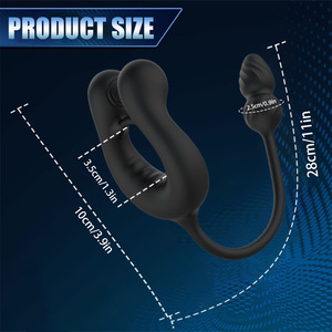 Vibrador Masajeador de Próstata 2 en 1 con Control por APP para Hombres, Anillo Vibrador para Pene, Tapón Anal, Juguete Sexual para Parejas - Product Image 6