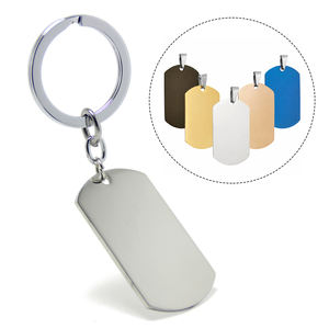 LLavero de Metal con nombre para identificación de mascotas, llavero de acero inoxidable para llaves, regalo perfecto - Product Image 1