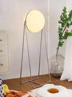 Base de Lámpara de Pie Artística Posmoderna con Altura Ajustable, LED de Alto CRI 95, Acero Inoxidable, para Hotel, Sala de Estar, Dormitorio