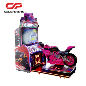 Công viên đầy màu sắc mới tùy chỉnh chất lượng cao xe máy <span class=keywords><strong>Arcade</strong></span> Máy trò chơi xe máy hoạt động bằng tiền xu cho trung tâm trò chơi - Product Image 6