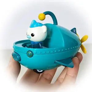 असली ऑक्टोनाउट्स कार स्टॉल खिलौना 5 लड़कों के लिए मेटल कार 3 साल पुराने बच्चों के लिए एयरक्राफ्ट इनर्शिया पुल बैक कार