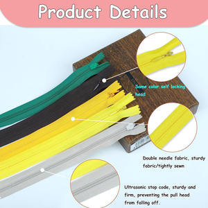 Cremallera invisible para vestido de novia al por mayor 3 #   Cremallera Invisible de Nailon de 10 a 300 cm para Jeans, Trajes, Pantalones y Ropa - Product Image 3