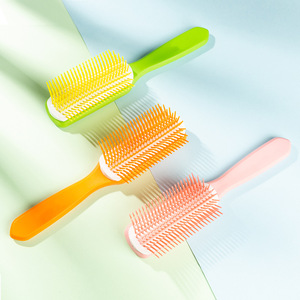 Cepillo profesional de nailon <span class=keywords><strong>Denman</strong></span> para uso profesional, cepillo de nailon etangling tyling nti-static de 9 filas para cabello <span class=keywords><strong>rizado</strong></span> - Product Image 2