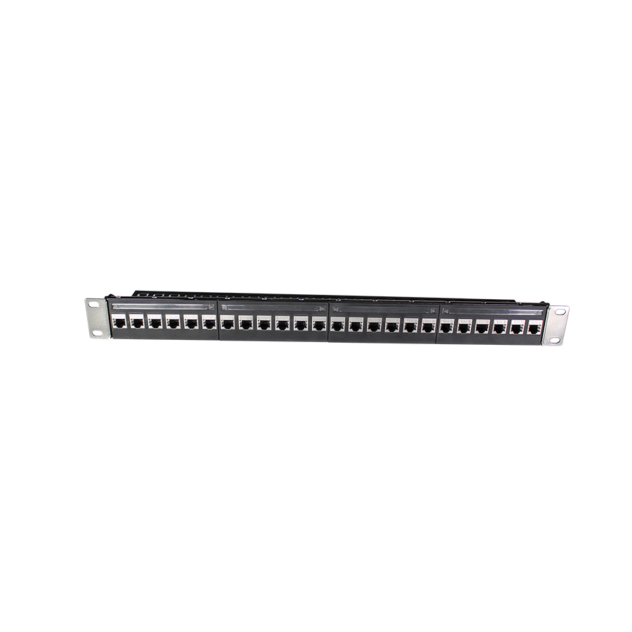 19 "1u FTP CAT6 сетевой коммутатор с 24 портами RJ45 домкраты стальные панели