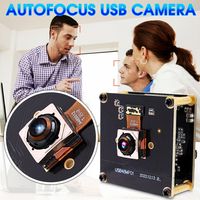 Cámara USB ELP de 48MP con Enfoque Automático, Cámara Web de 70 Grados, Módulo de Cámara Mini UVC sin Controladores para Escaneo de Video de Seguridad, Tableta, Computadora Portátil, PC
