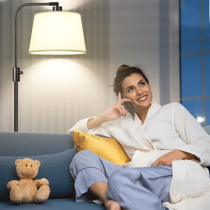 Lámpara Táctil LED, Lámpara de Noche, Lámpara de Pie para Dormitorio, Lámpara de Mesa de Noche Sencilla, Vertical, con Base Alta - Product Image 2