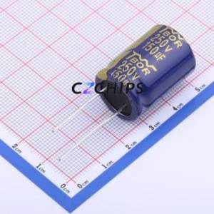 Condensador Electrolítico de Aluminio de Montaje Pasante CX151MME25B, D18xL25mm 150uF 20% 250V 680mA-100kHz - Product Image 1