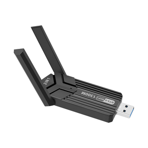 Adaptador WiFi de 1300Mbps, USB 3,0, banda Dual, 5GHz/2,4GHz, adaptador de red inalámbrico, 2 antenas, <span class=keywords><strong>Dongle</strong></span> Wi-Fi para Windows y Mac OS - Product Image 4