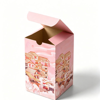 Caja de Regalo Plegable con Doble Solapa y Logotipo Personalizado, Caja de Embalaje de Papel con Doble Solapa en Ambos Lados, Venta al Por Mayor