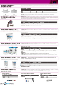 Alta calidad PROBAND KOLL Moderno Ecológico Componente único Adhesivo hidrofóbico Hecho Italia Membrana de sellado Pisos - Product Image 2