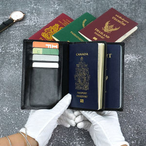 Borsa da viaggio per portafoglio da uomo in vera pelle di pecora in pelle di pecora originale da viaggio - Product Image 3