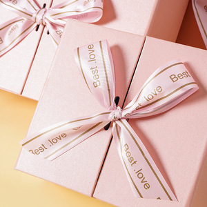 Produttore Eco cartone Logo personalizzato confezione regalo rosa confezione regalo <span class=keywords><strong>di</strong></span> carta speciale doorgift <span class=keywords><strong>regali</strong></span> <span class=keywords><strong>di</strong></span> <span class=keywords><strong>nozze</strong></span> - Product Image 2