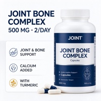 Capsules de Glucosamine, Chondroïtine, MSM et Calcium OEM ODM Marque Privée Vente en Gros Soutien Articulaire 500mg pour le Soutien Immunitaire