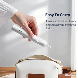 Brosse à dents vibrante sonique, 60 °   Nettoyage par oscillation, stérilisation hautement efficace, verrouillage de voyage portable, plusieurs têtes de brosse - Product Image 5