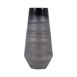 Vaso in Vetro Texturizzato, Decorazione Moderna per la Casa, Vaso Decorativo a Superficie Stratificata per Soggiorno - Product Image 1