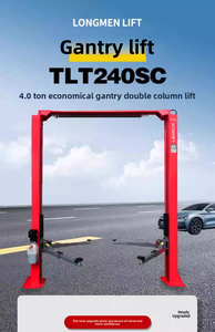 LAUNCH TLT240SC mesin pengangkat hidrolik, dua tiang satu silinder 4 Ton Gantry ekspor Luar Negeri 10 tahun angkat gunting seumur hidup - Product Image 2