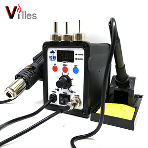 8586 2 Trong 1 SMD Không Khí Nóng Kỹ Thuật Số Hàn Sắt Rework Trạm Hàn Trạm Hàn Di Động Công Cụ Sửa Chữa Nhiệt Phân Máy - Product Image 2