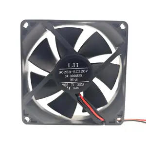 Industrial Fan 9025B EC 220V 5W 3000RPM 90x90x25mm high speed brushless micro axial flow cooling fan PC Cooling