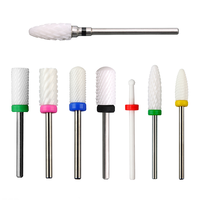 Cortador de manicura y pedicura personalizado, piezas de accesorios para fresadora eléctrica, brocas de cerámica para uñas de 3/32"