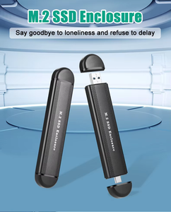 فائق السرعة NVME SATA ثنائي البروتوكول من النوع المزدوج-C USB3.1 M.<span class=keywords><strong>2</strong></span> SSD حاوية Gen <span class=keywords><strong>2</strong></span> مادة M.<span class=keywords><strong>2</strong></span> SSD صندوق ألومنيوم متنقل - Product Image 3