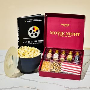 Elegantes <span class=keywords><strong>Popcorn</strong></span>-Geschenkset für Film nächte Gewürze <span class=keywords><strong>Kernel</strong></span> & Mikrowellen-Papiertüten mit durchdacht gestalteten Schalen - Product Image 5