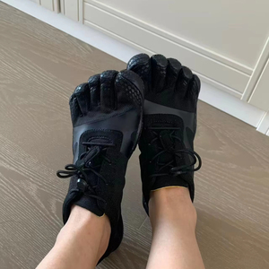 Scarpe a Cinque Dita da Donna per Yoga Indoor, Pilates, Allenamento Completo a <span class=keywords><strong>Piedi</strong></span> <span class=keywords><strong>Nudi</strong></span>, Antiscivolo con Fodera in Cotone, Scarpe da Fitness e Yoga - Product Image 1