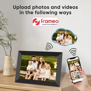 Cadre photo numérique intelligent IPS 10,1 pouces avec WiFi, partage à distance, écran tactile, rotation automatique – Le cadeau idéal pour les parents et les amis - Product Image 3