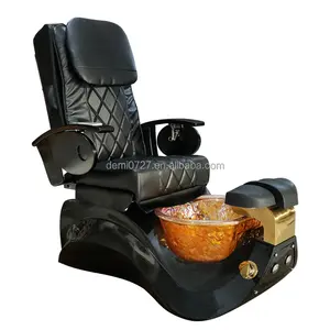 多功能现代沙龙设备电动按摩修脚修指甲椅，带u盘和发光二极管灯18 cadiras de修脚
