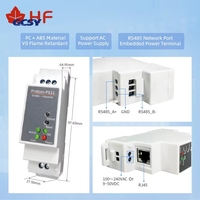 Convertisseur série Modbus RS485 vers Ethernet HF Protoss-PE11 pour rail DIN, transmission bidirectionnelle transparente, collecteur de données