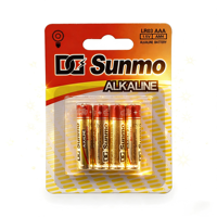 Pile alcaline 1,5 V LR6+LR03, lot combiné, pour serrure à empreinte digitale, serrure à code, serrure de porte intelligente, microphone, calculatrice