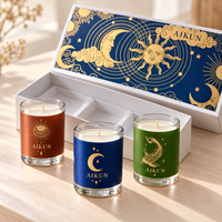AIKUN - Fabrication sur mesure - Cadeau d'aromathérapie - Choisissez votre propre parfum - Ensemble de bougies parfumées de luxe pour la décoration de la maison