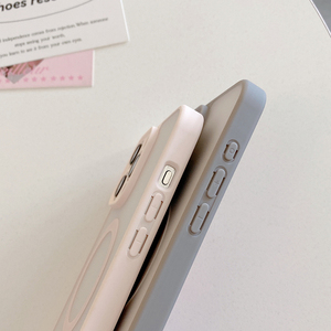 Funda de teléfono transparente magnética mate para <span class=keywords><strong>iPhone</strong></span> 15 16 Pro Max 14 13 12 <span class=keywords><strong>11</strong></span> Pro, funda protectora delgada para teléfono con cobertura completa - Product Image 5